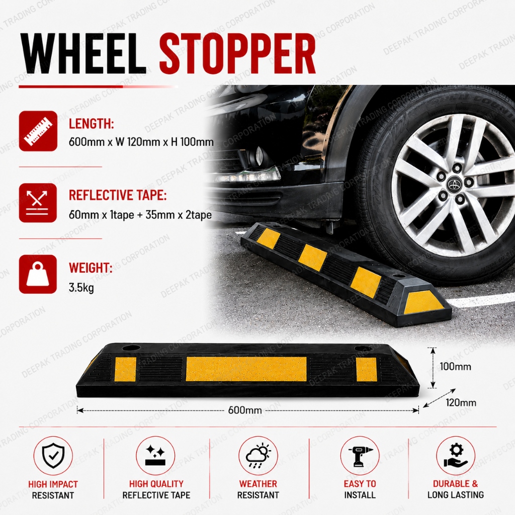 Rubber Wheel Stopper