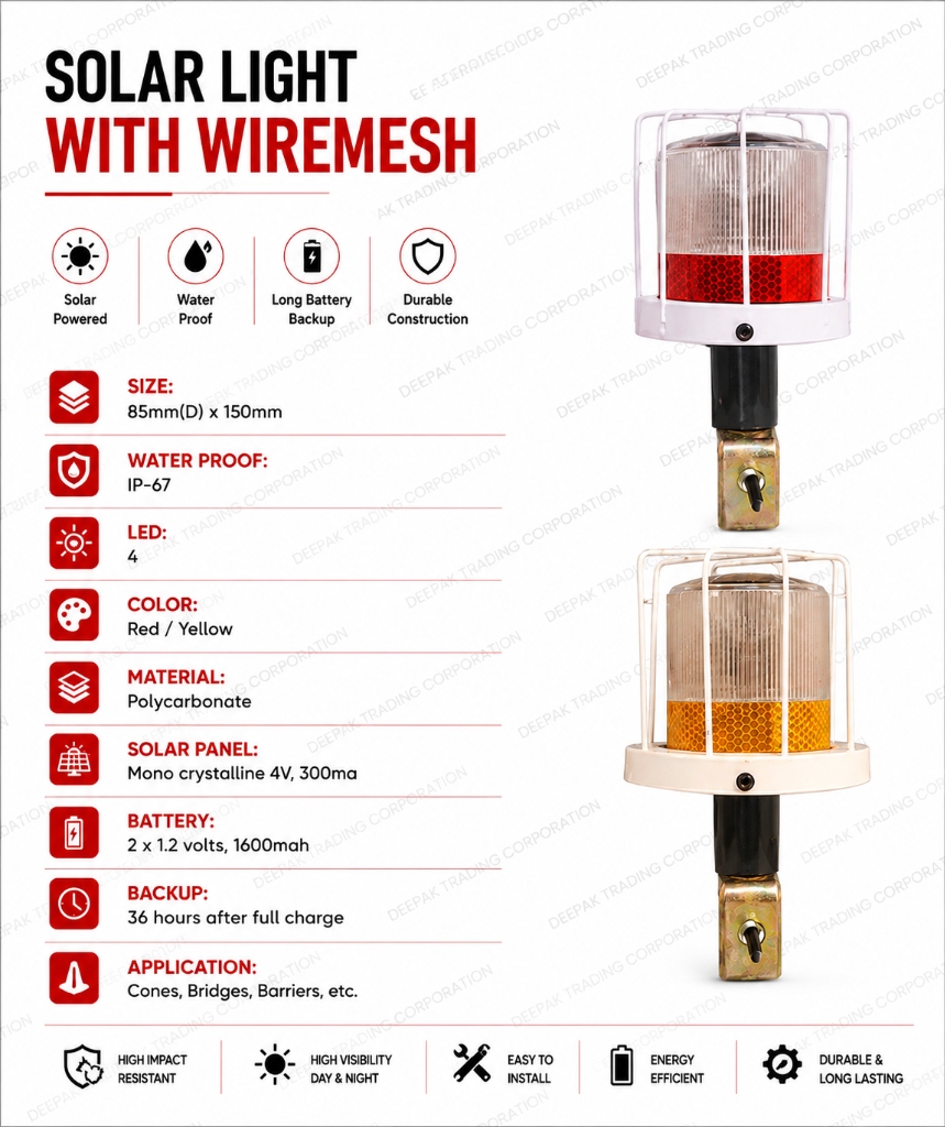 Solar Light with Wiremesh