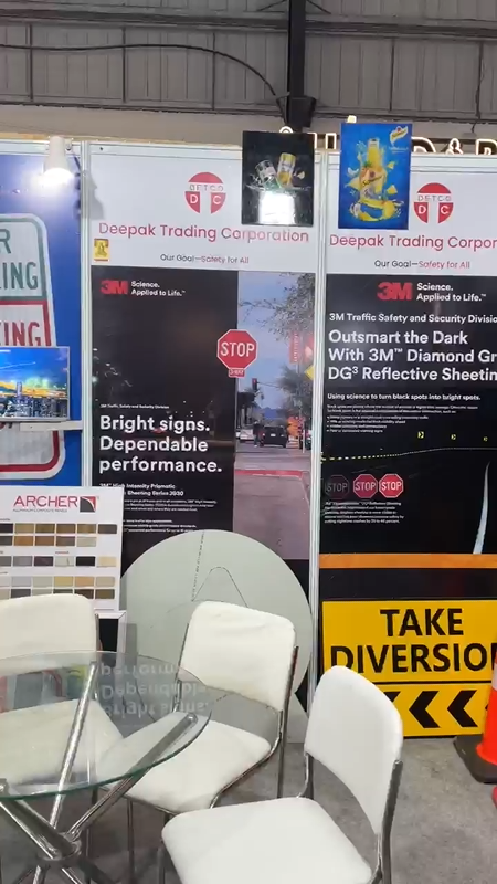 Deepak Trading Corporation exhibition booth